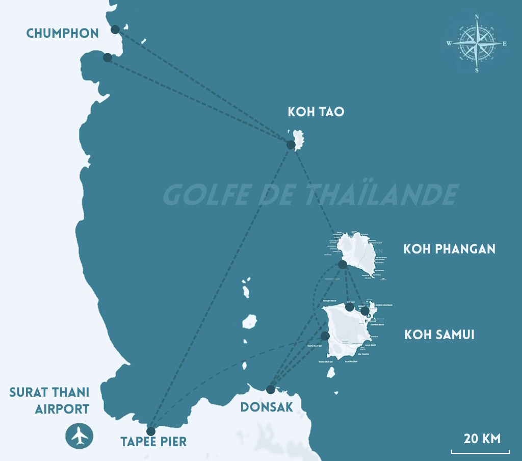 Droits réservés © koh-samui-thailande.fr TRANSPORTS MARITIMES GOLFE DE THAILANDE